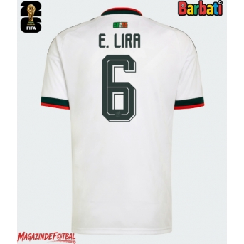 Mexic Erik Lira #6 Tricou Fotbal Replică Mondial 2026 Barbati Deplasare